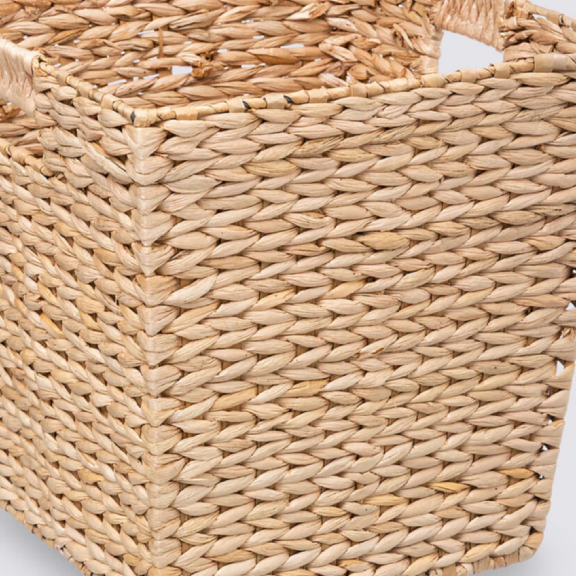 - Corbeille à papier en jonc de mer - 31x31x31cm