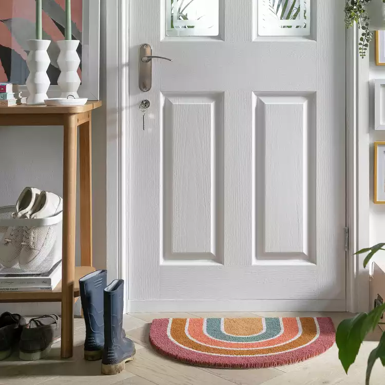 Habitat Rainbow Short Pile Doormat - 60x40cm