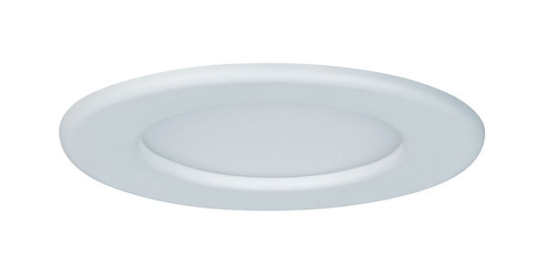 Panneau encastré LED IP44 rond 115mm 6W 390lm 4000K Blanc