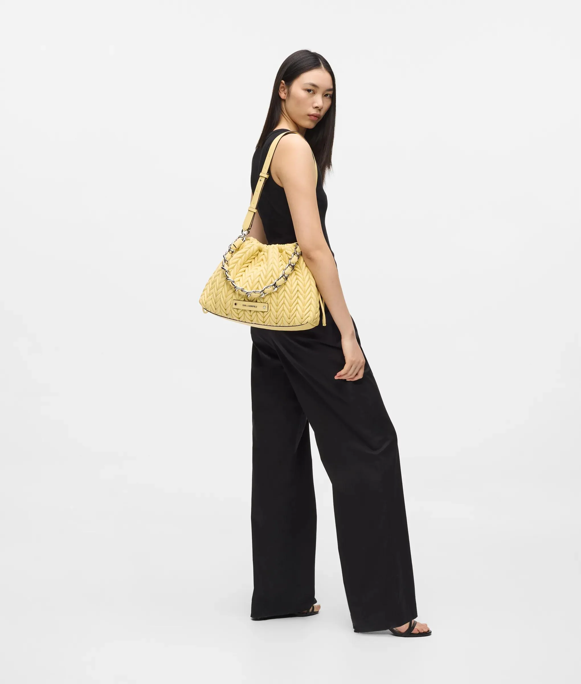 Sac porté épaule avec chaîne K/Weave