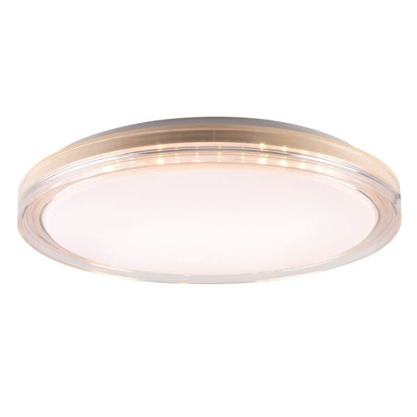 Plafon CASSANDRA z pilotem okrągły biały LED 1x72W 49cm 8000lm IP44 Polux