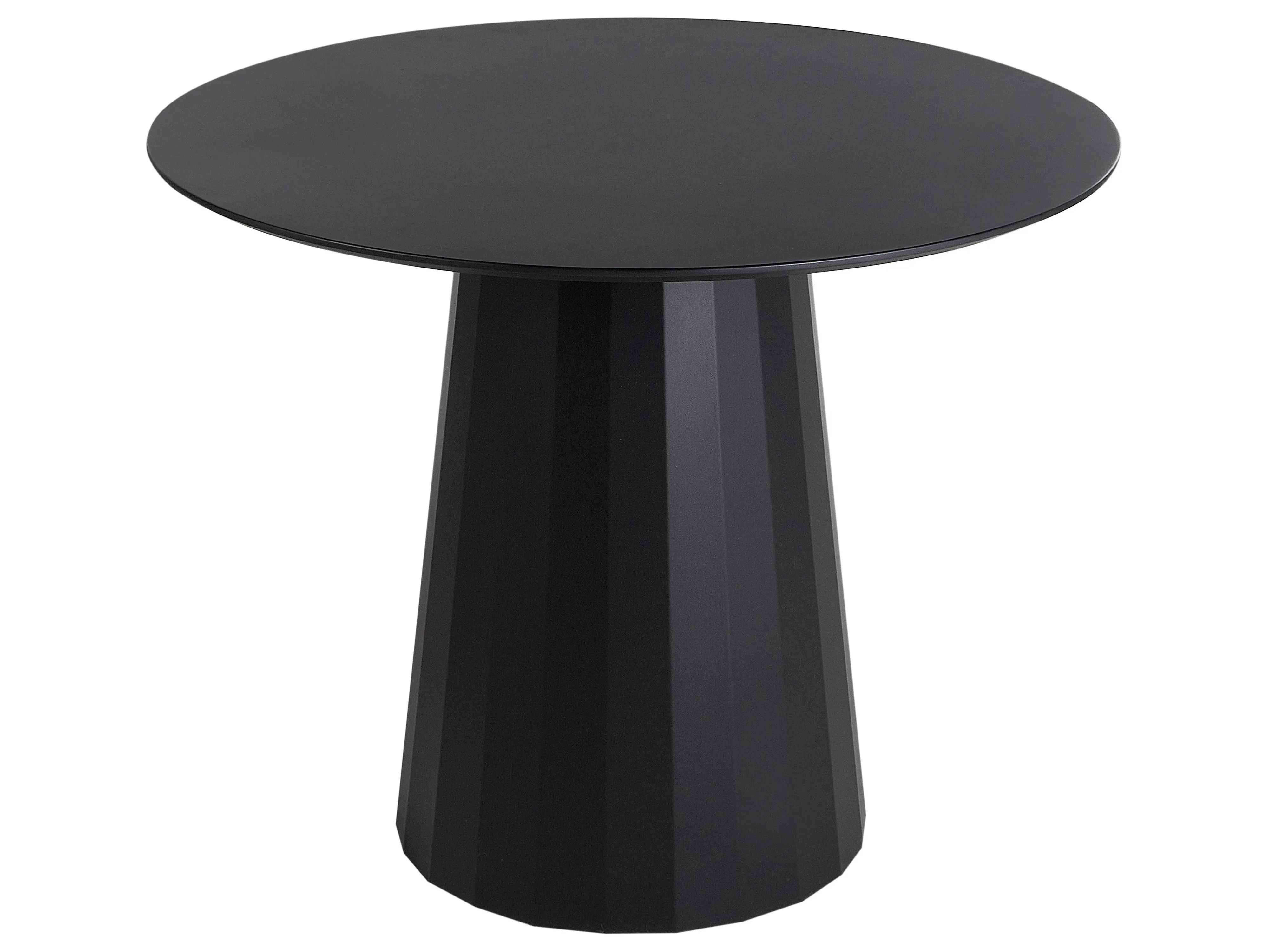 Dining Table PLATO Black 100 cm 100 cm Metal
