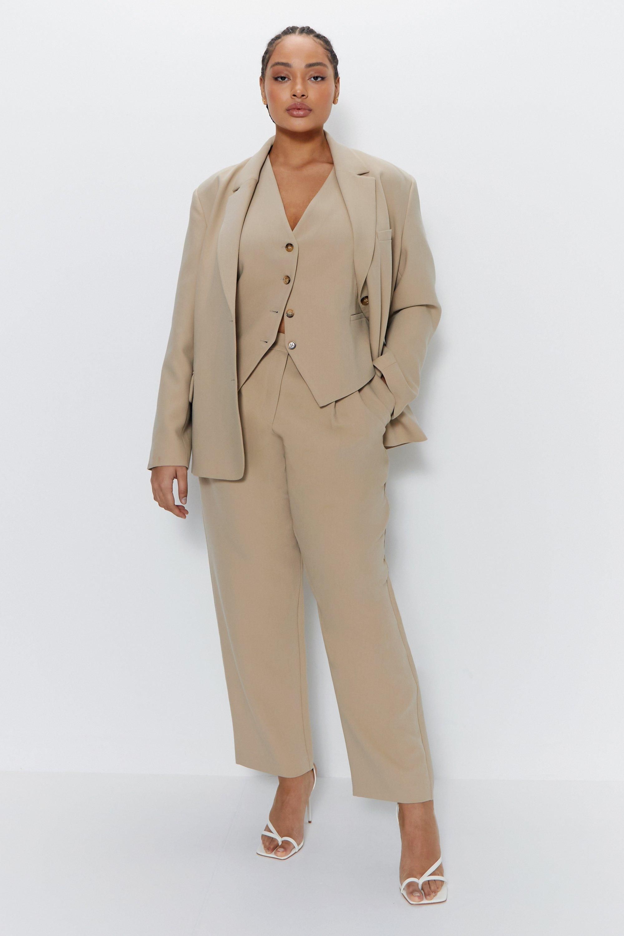 Warehouse Plus Tailored Fitted Waistcoat