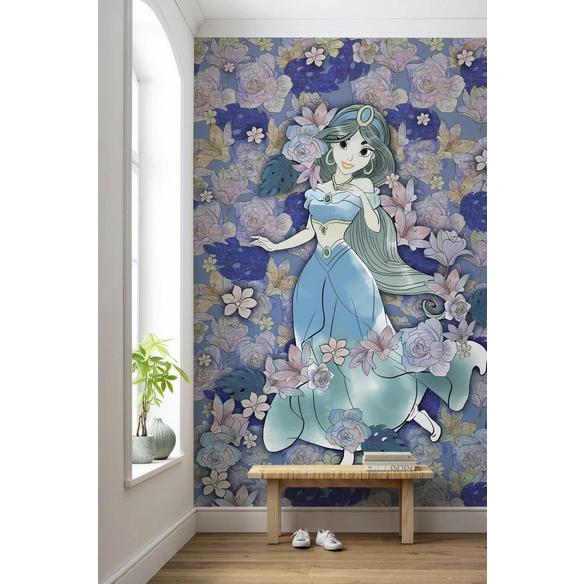Vliestapete »Jasmin Colored Flowers«, bunt, glatt