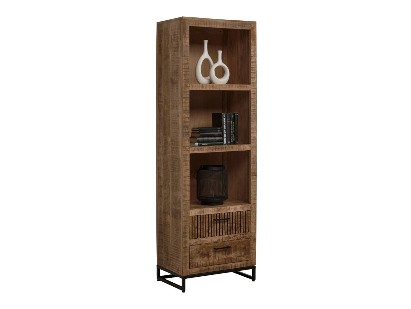 Regał Heritage 60 cm z 2 szufladami mango