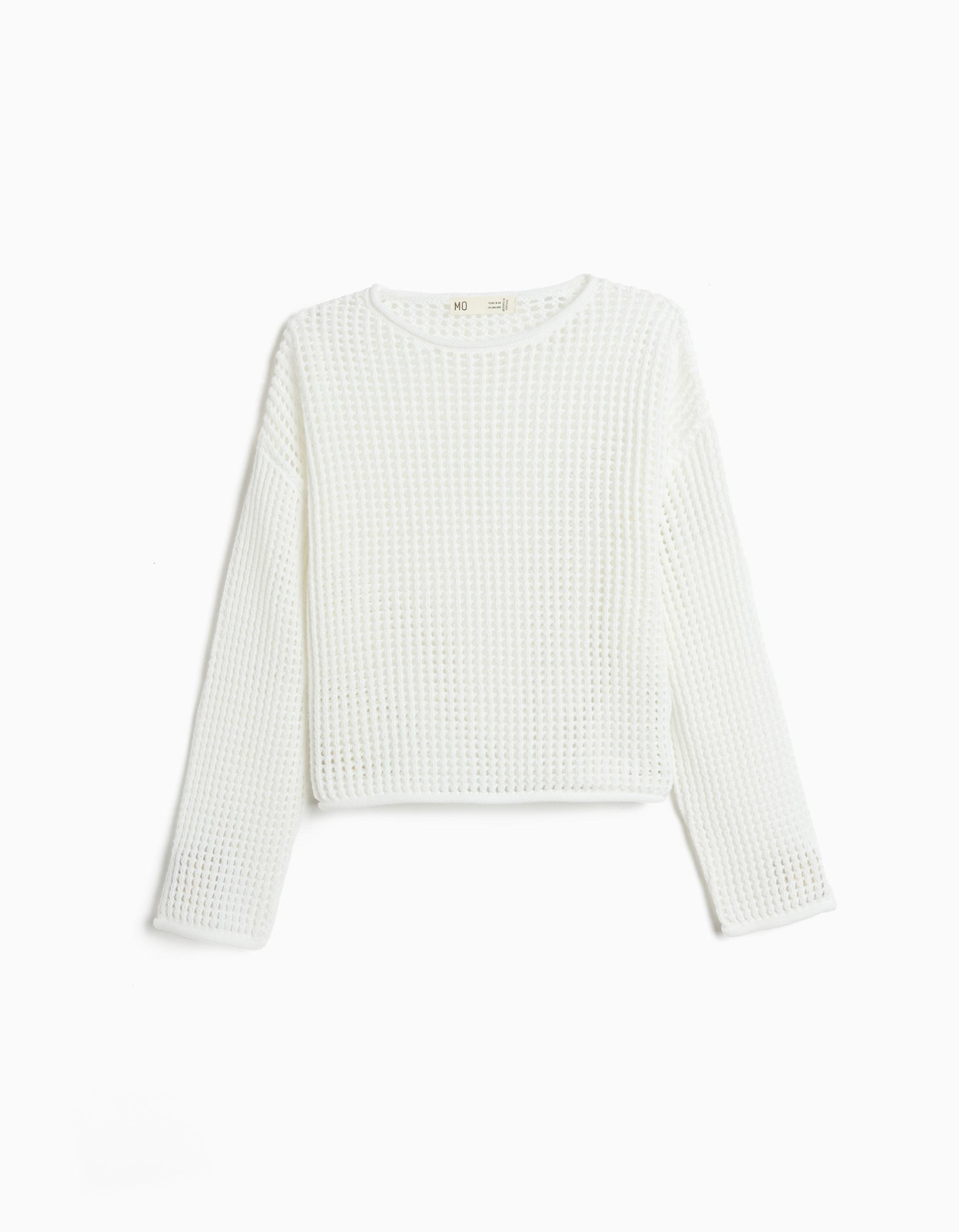Camisola Crochet, Menina, Rosa Escuro