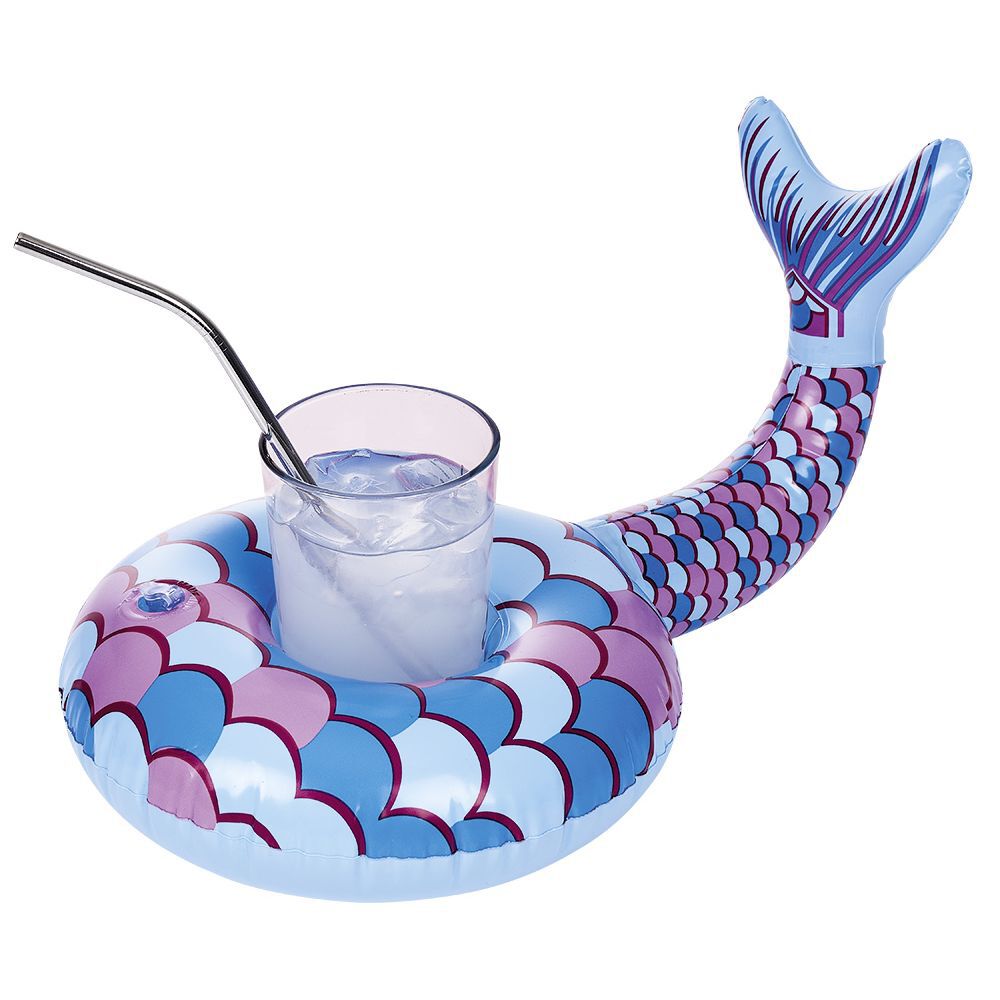 Porte gobelet Funky design sirène bleu et violet