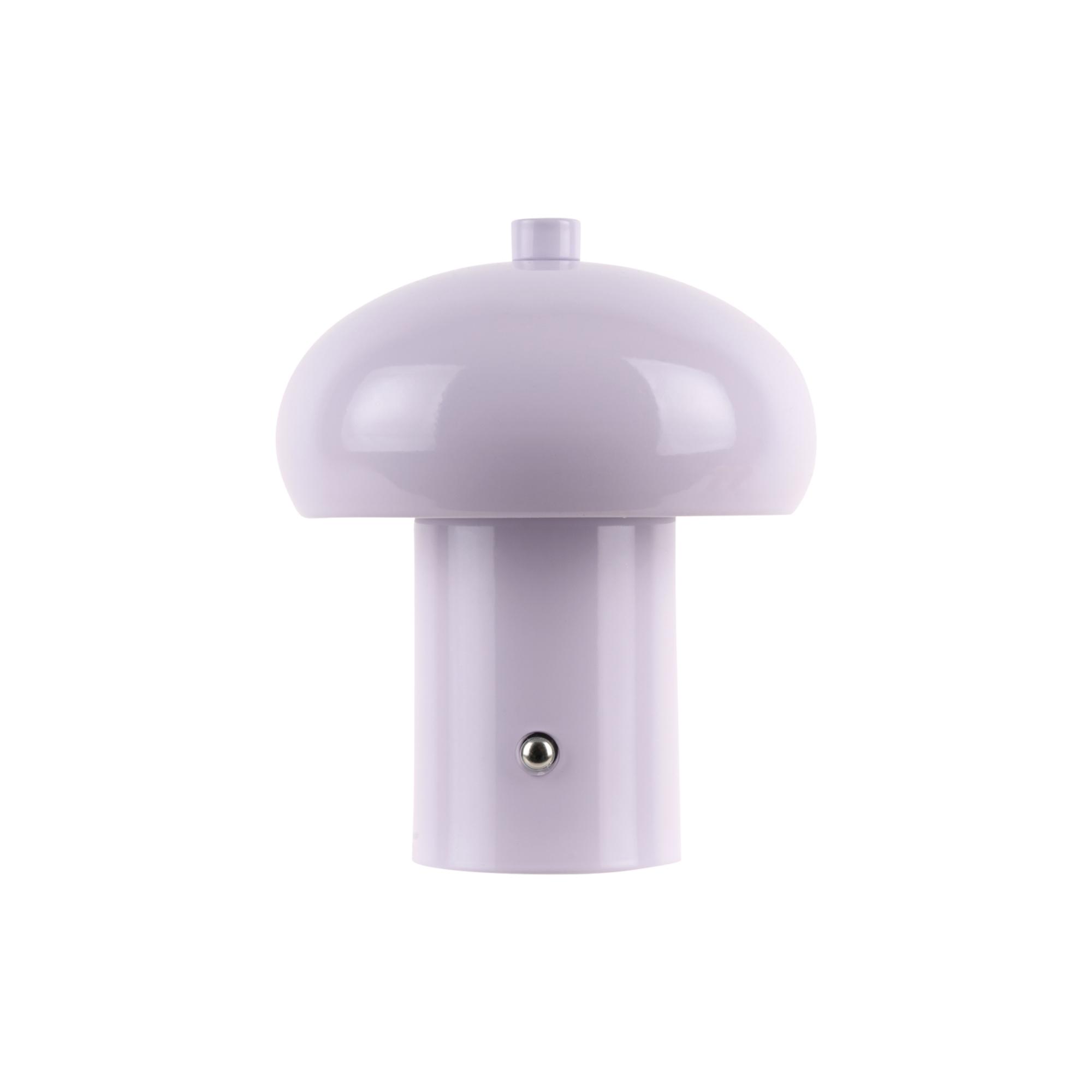 Leitmotiv tafellamp Retro Seta LED - paars - 12.5x12.5x15cm - Paddenstoellamp
