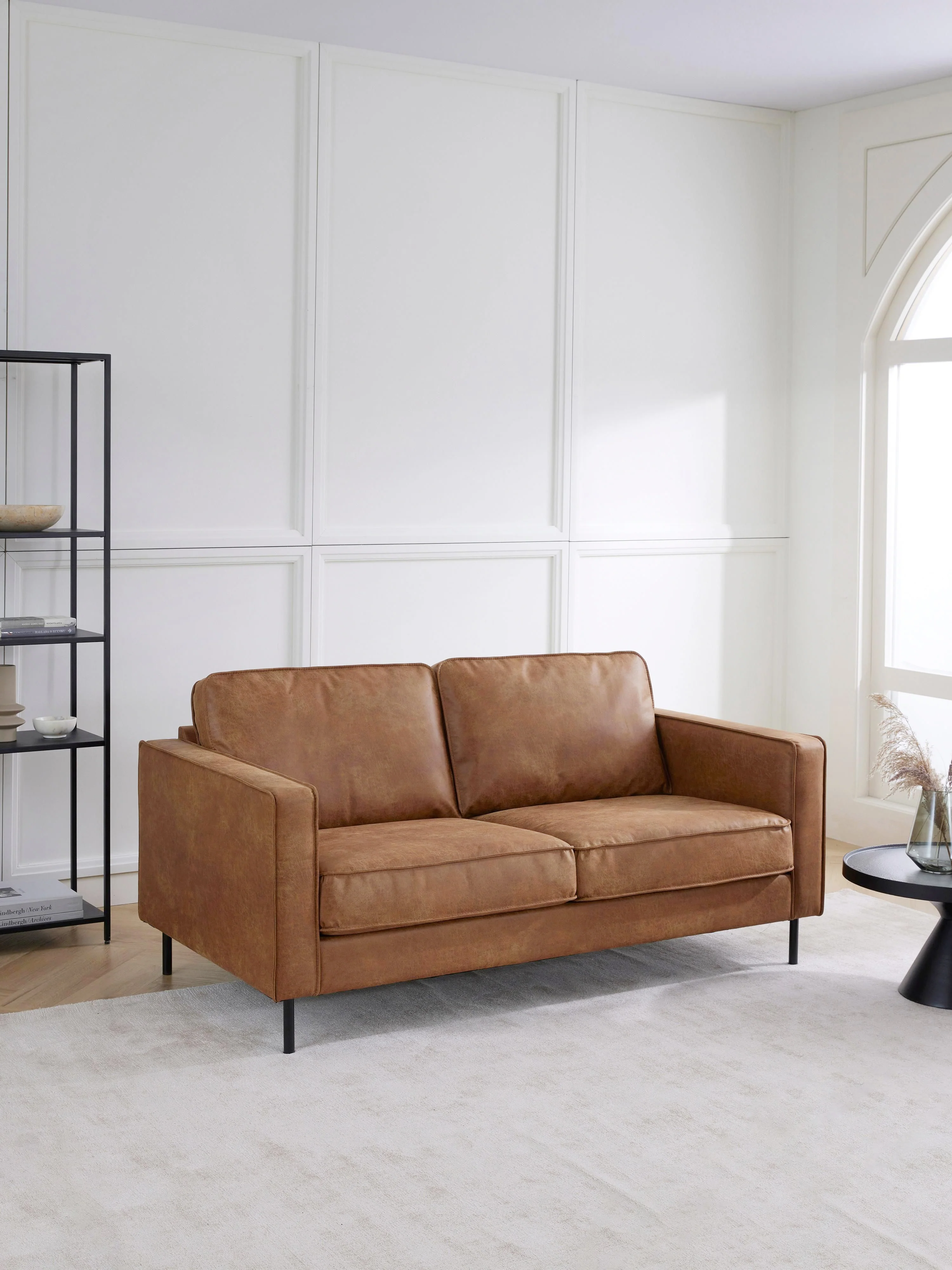 Sofa Hunter (2-Sitzer) aus recyceltem Leder