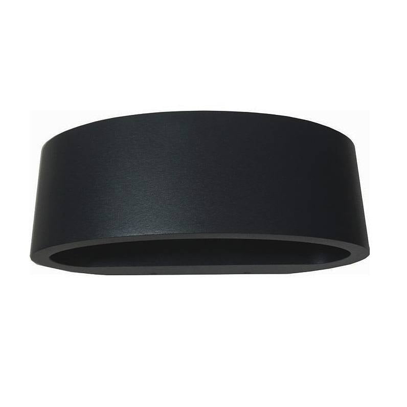 Artdelight wandlamp Sharp – led geïntegreerd - antraciet