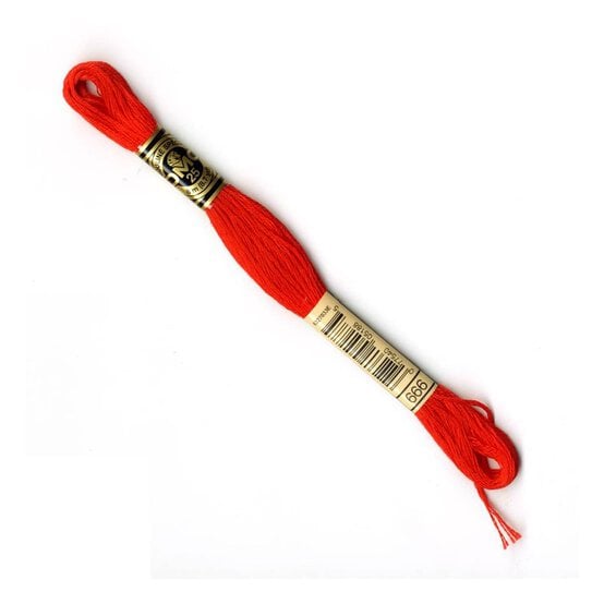 DMC Red Mouline Special 25 Cotton Thread 8m (666)