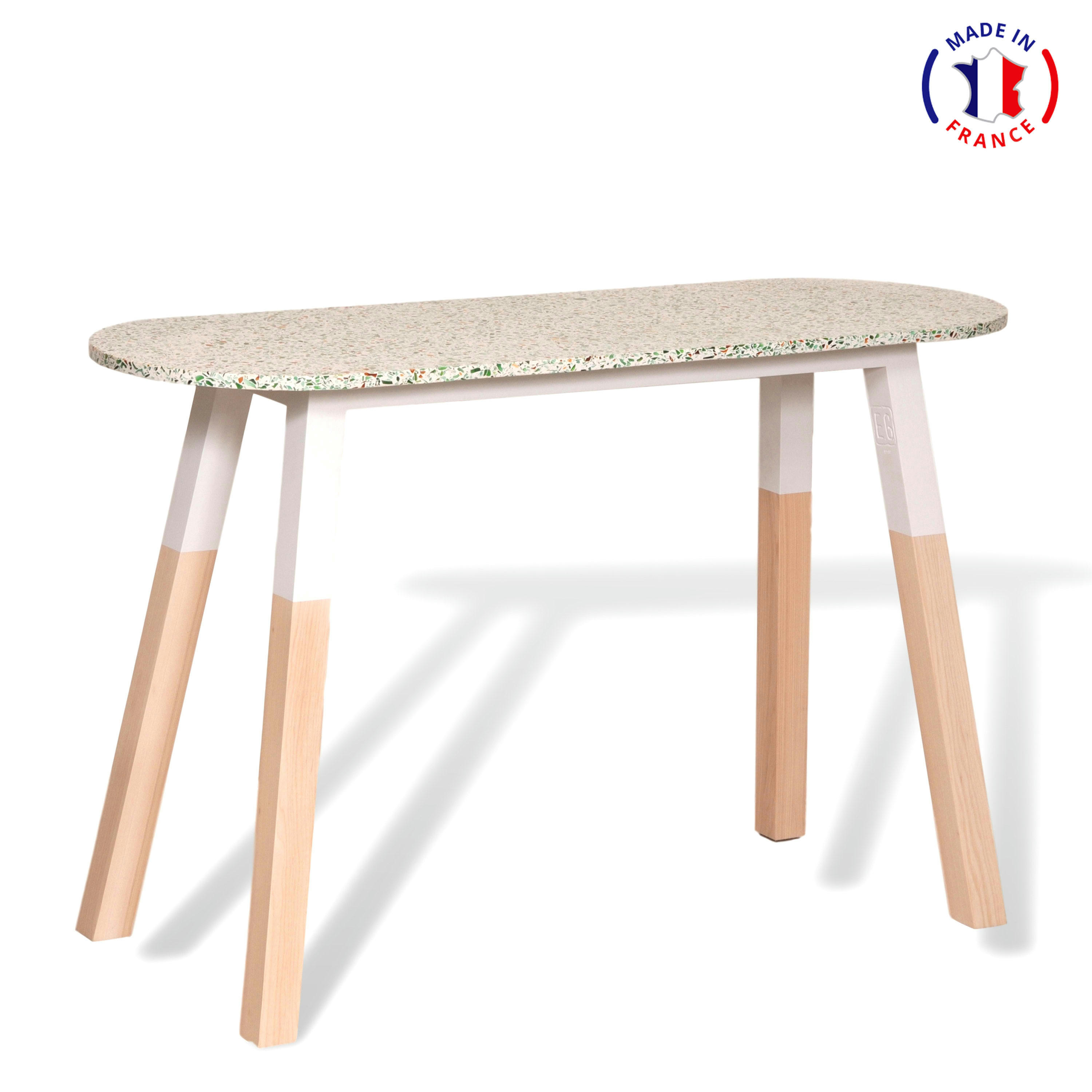 EGEE - Console Terrazzo et frêne massif 140 cm