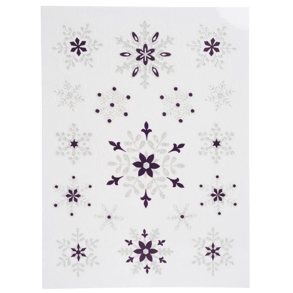 Décor de no&euml;l électrostatique (8 modèles)