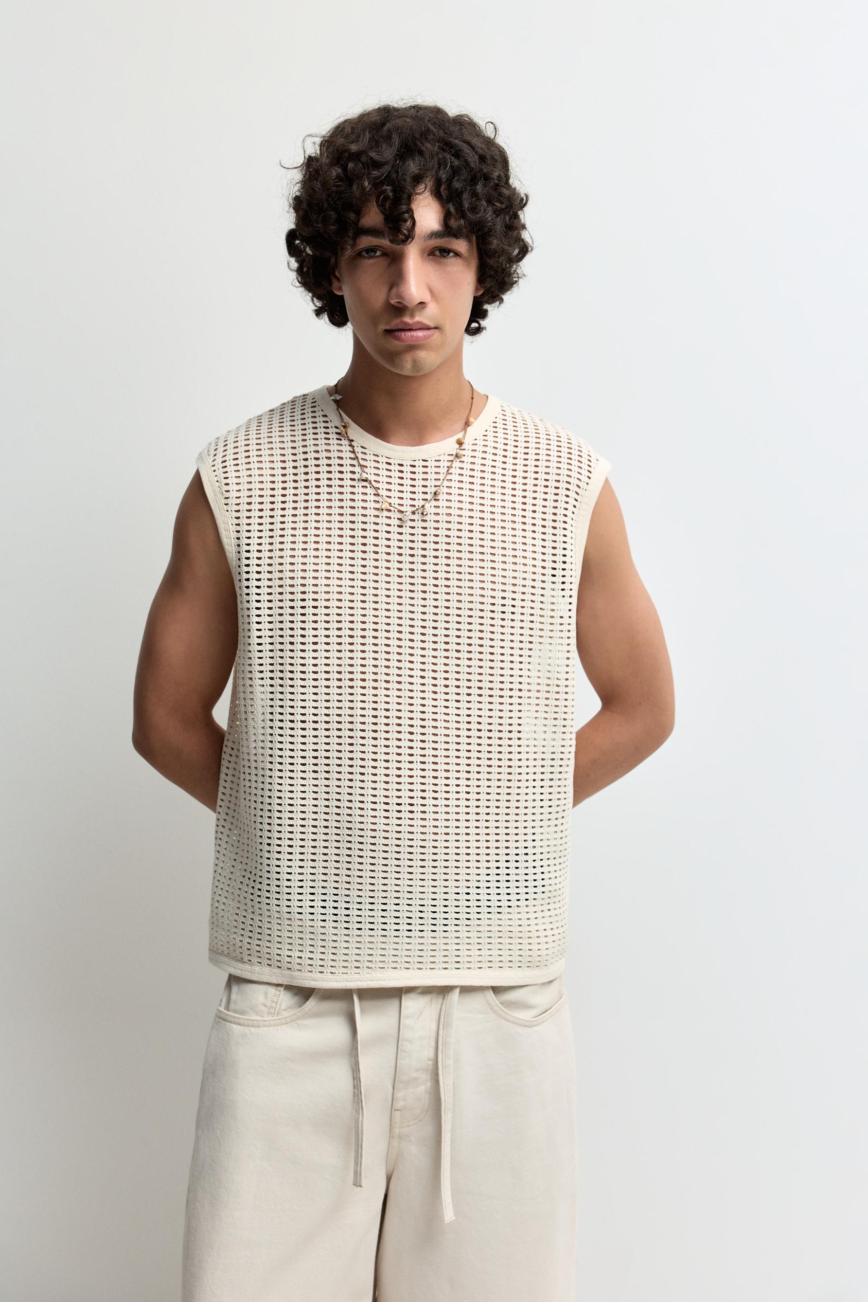 Camiseta tirantes rejilla