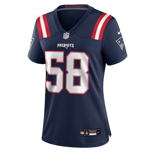 Jared Wilson New England Patriots Nike Women's Team Game Jersey -  Navy