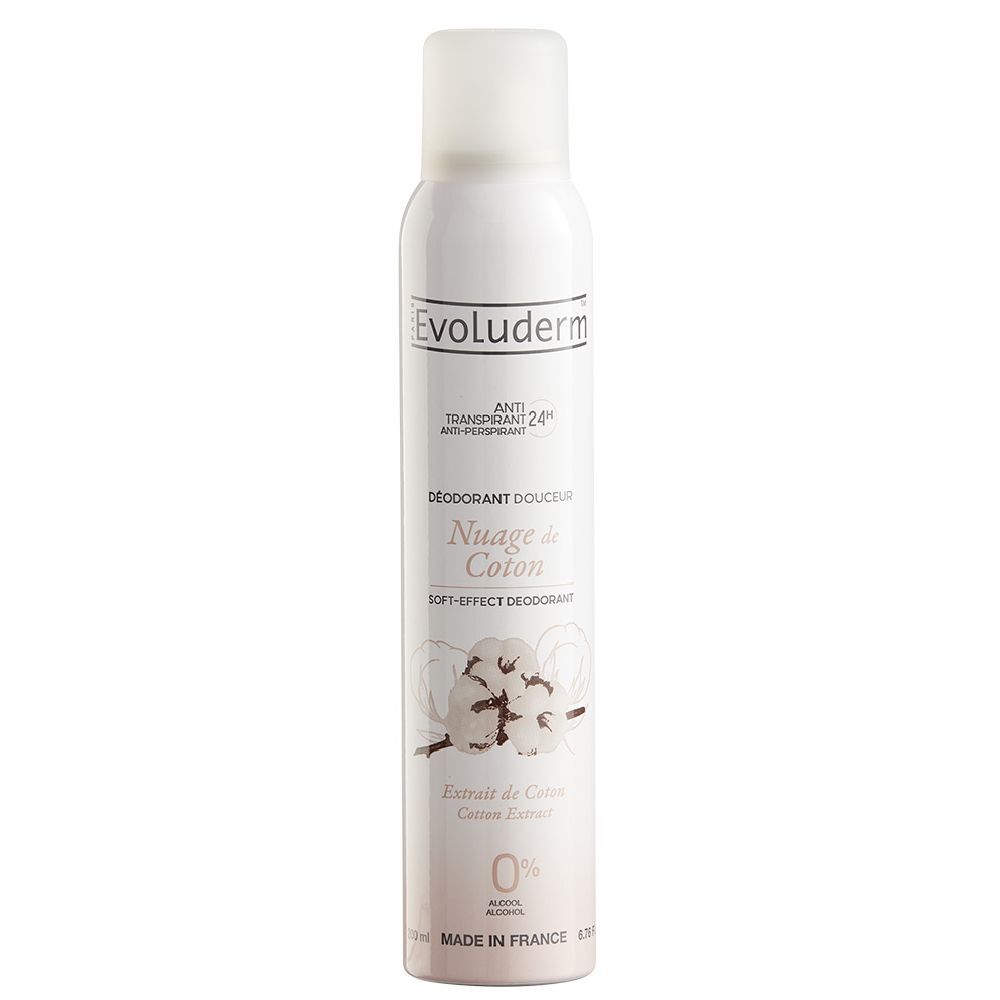 Déodorant Evoluderm nuage coton douceur 200 ml