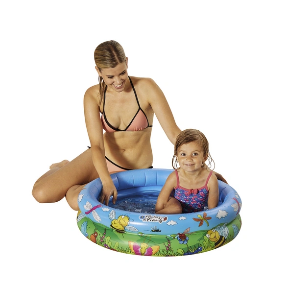 Pool »Flowers & Friends«, blau/grün, Breite: 74 cm