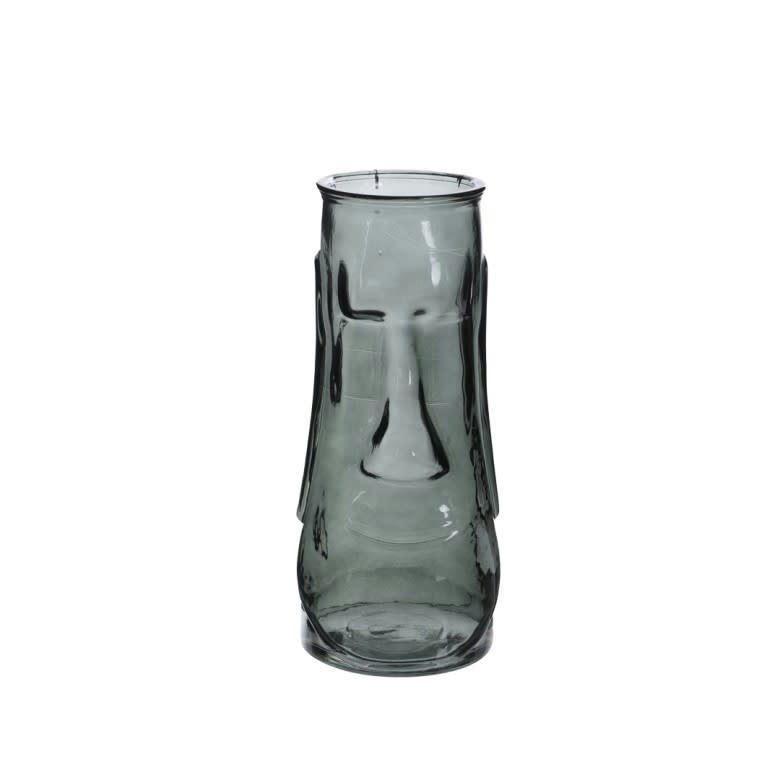 VASE MOAI - Vase moai gris H35