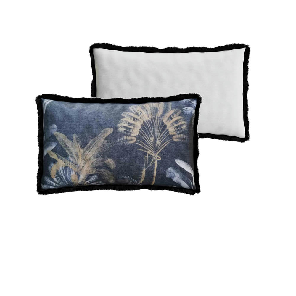 PALMIERS RECTANGLE - Coussin rectangulaire imprimé tropical