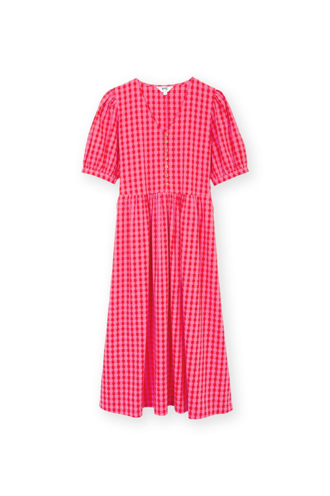 Kite Worgret Seersucker Dress Gingham