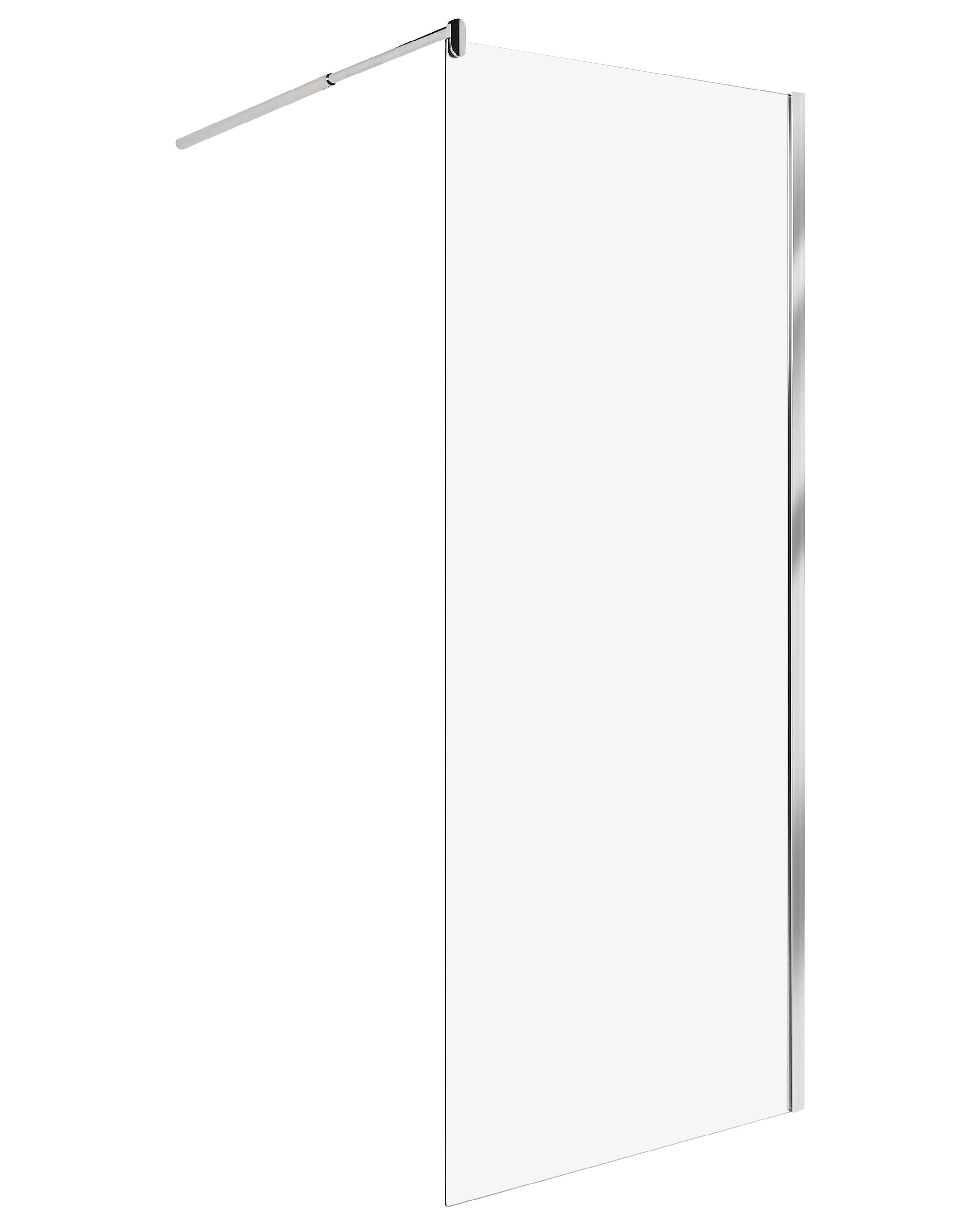 Shower Screen AHAUS 1000 x 1900 mm Silver
