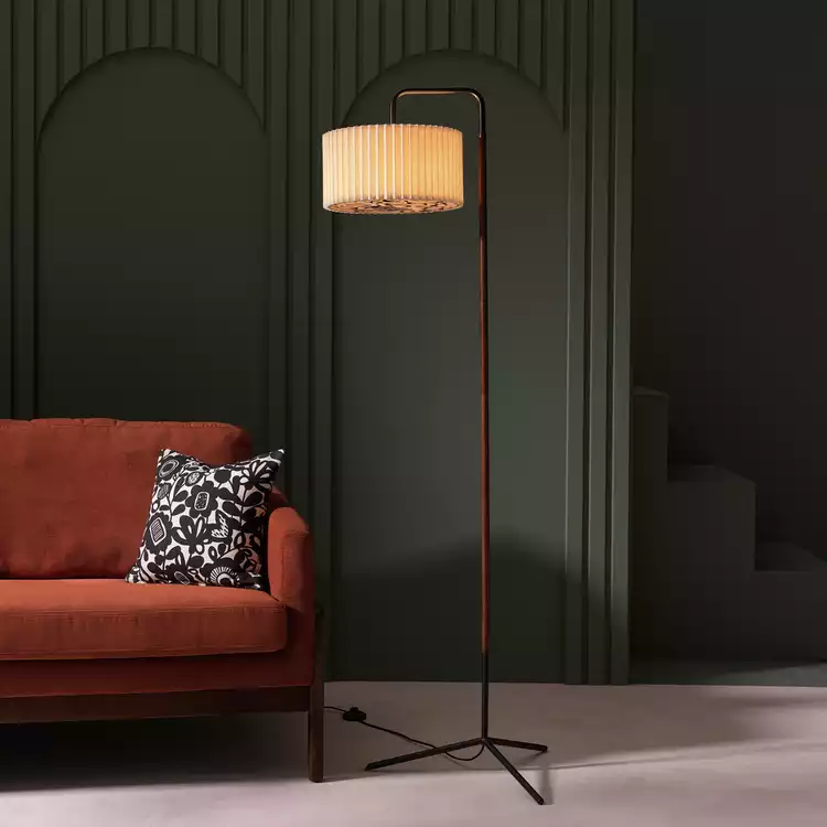 Habitat x Scion Kukkia Floor Lamp - Cream