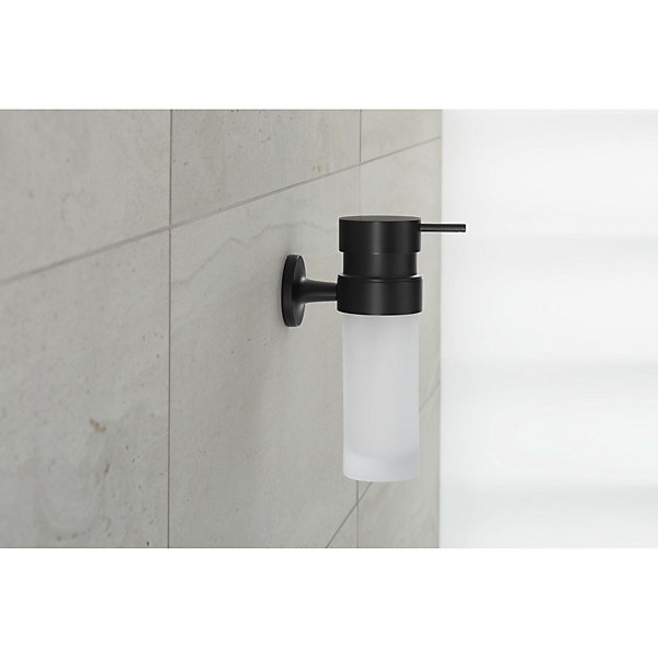 Duravit Starck T Distributeur de savon Noir mat 60x126x176 mm - 0099354600