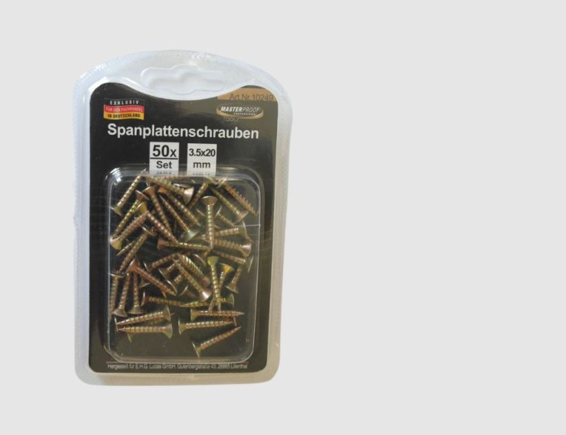 Spanplattenschrauben 50 Stück