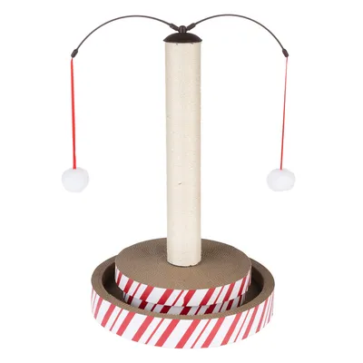 TIAKI 4-in-1 Multi-Toy Scratching Post for Cats