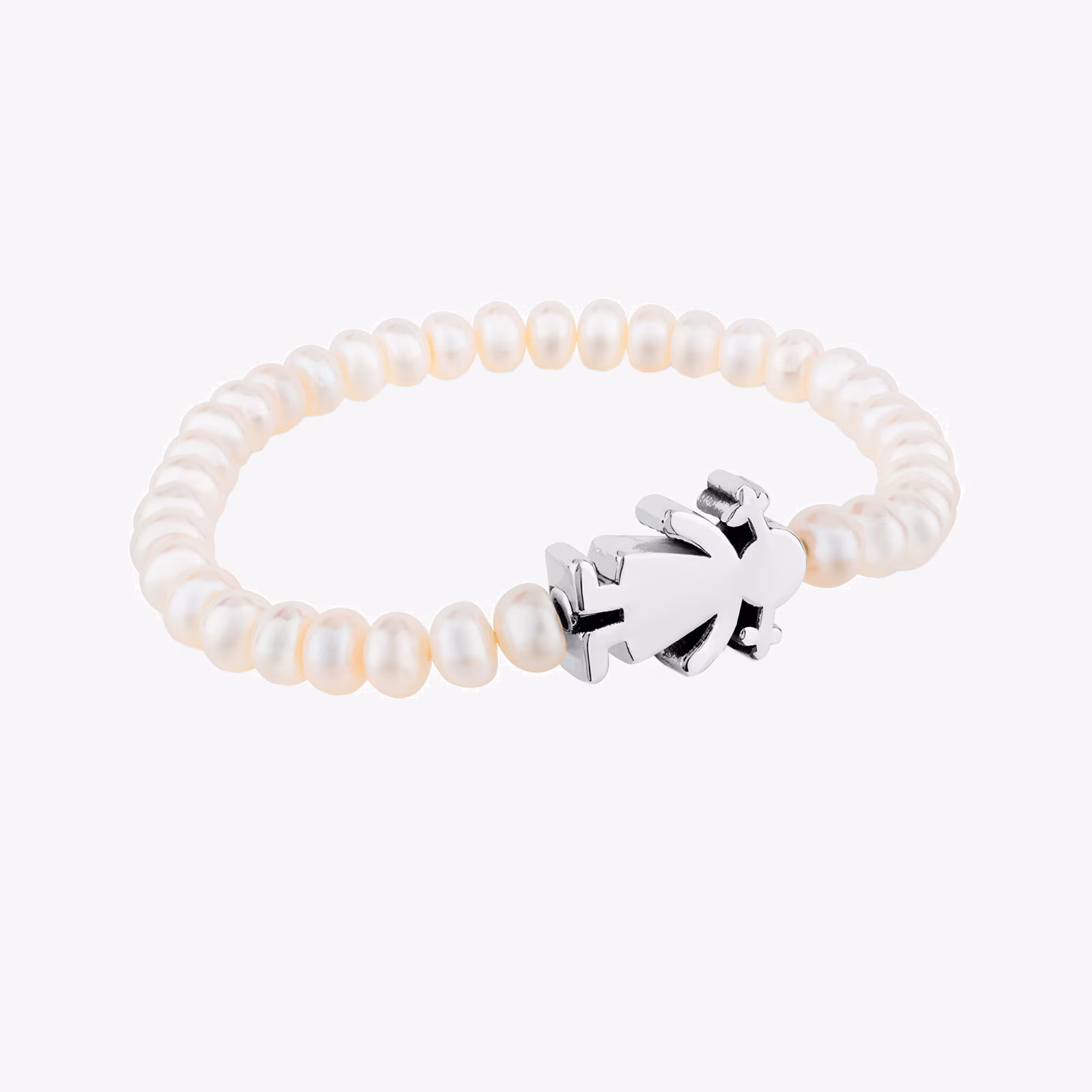 Pulsera niña de perlas y plata Sweet Dolls
