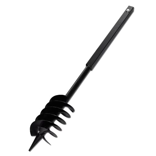 NNEVL Ground Drill with Handle 120 mm with Extension Tube 13 m Steel