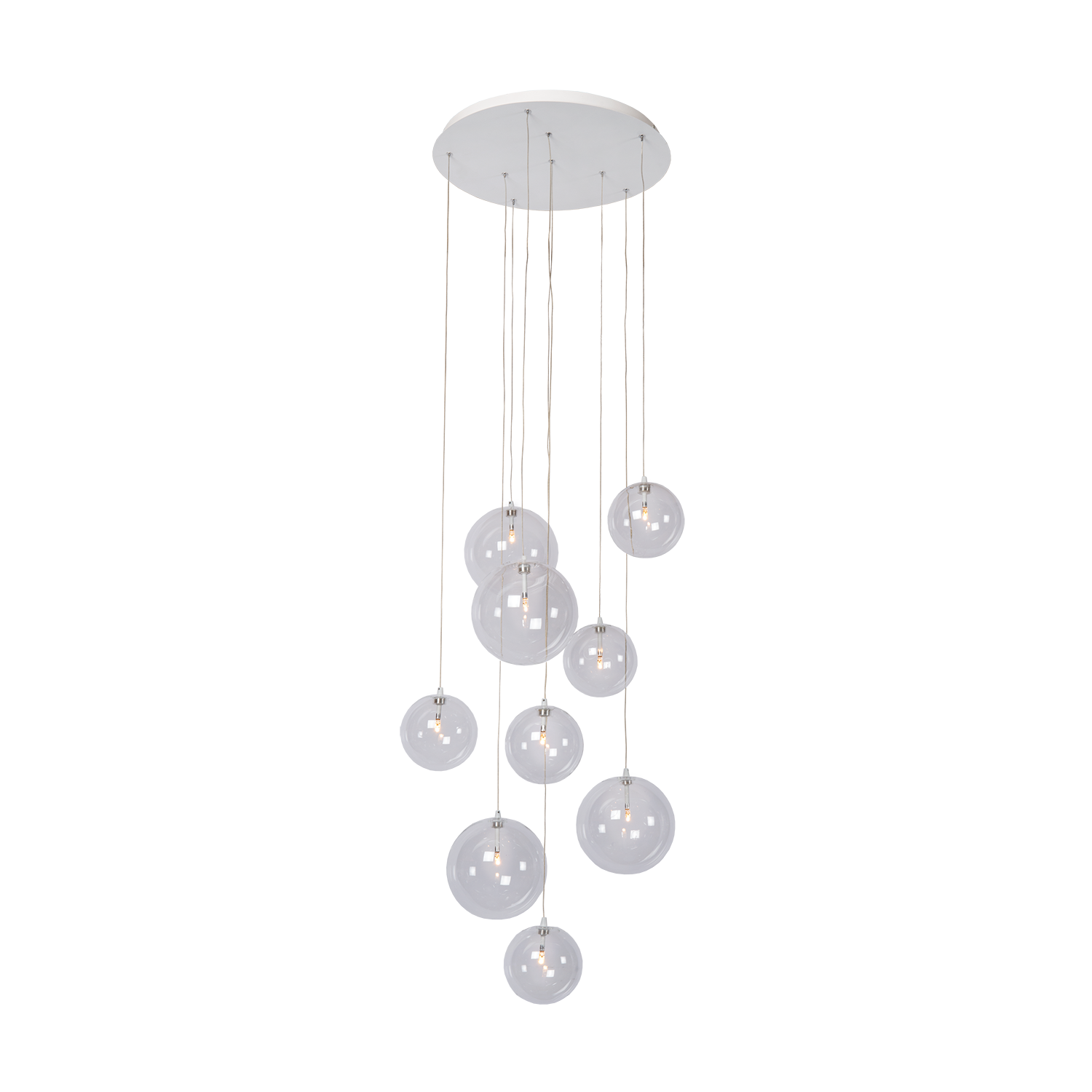Atmooz Hanglamp Woonkamer Zwart Camau 9 White