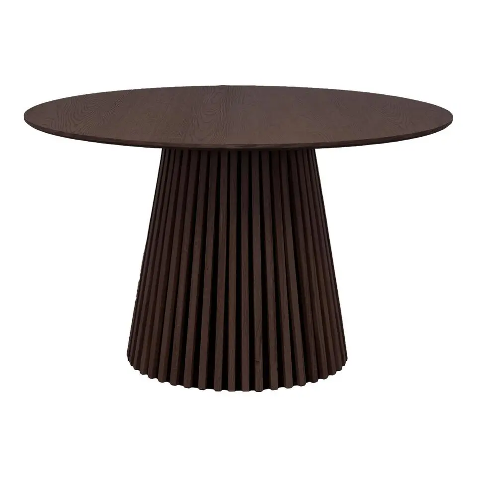 Hioshop Osaka eetkamertafel &Oslash;120cm gerookt