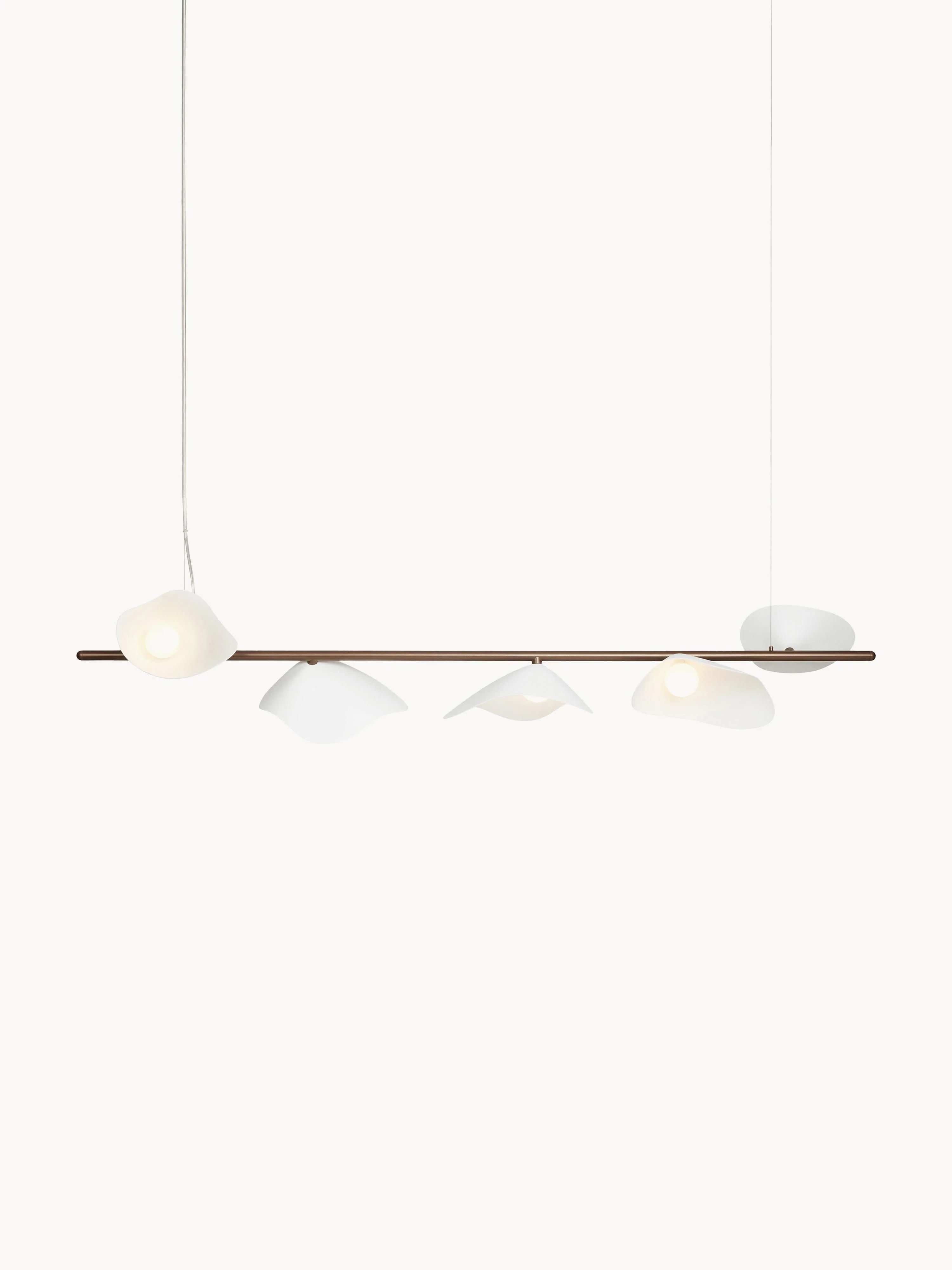 Große dimmbare LED-Pendelleuchte Florii