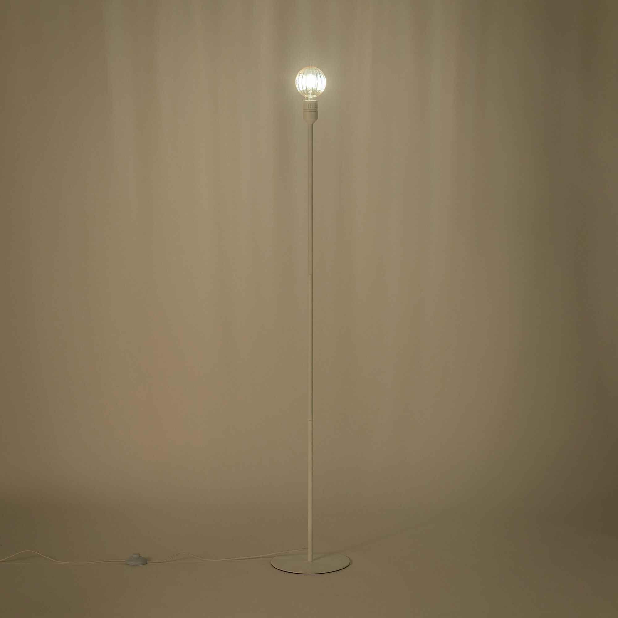 NANS - Pied de lampadaire - blanc H146cm