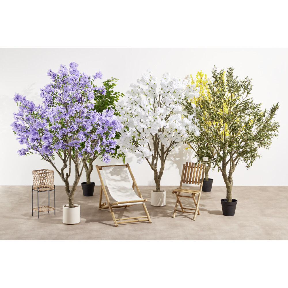 Arbre artificiel XL jacaranda violet H250cm