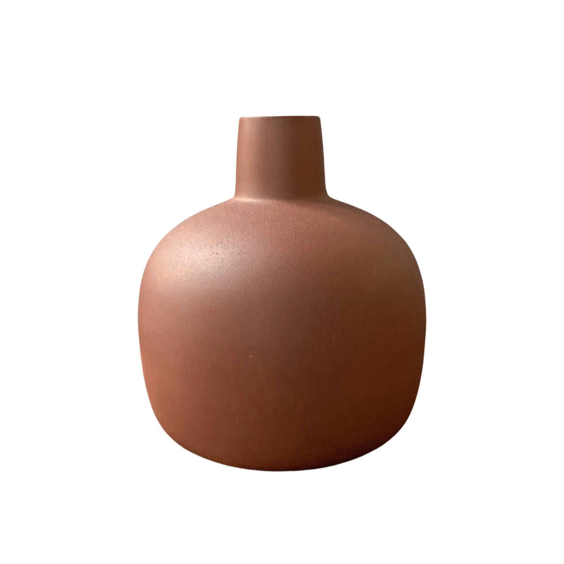 - Vase arrondi en métal