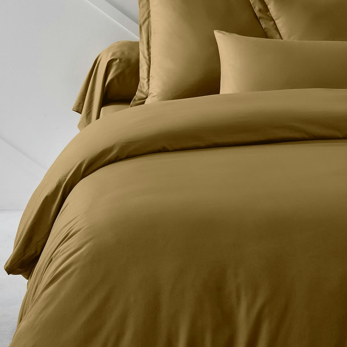 - Housse de couette en Coton Bronze 220x240 cm
