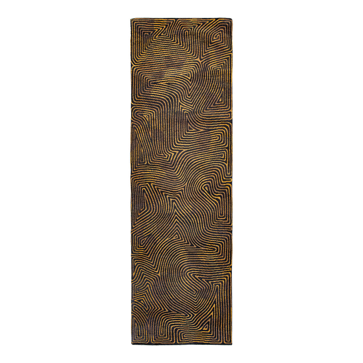 Louis De Poortere vloerkleed Black Gold - bruin - 80x250cm