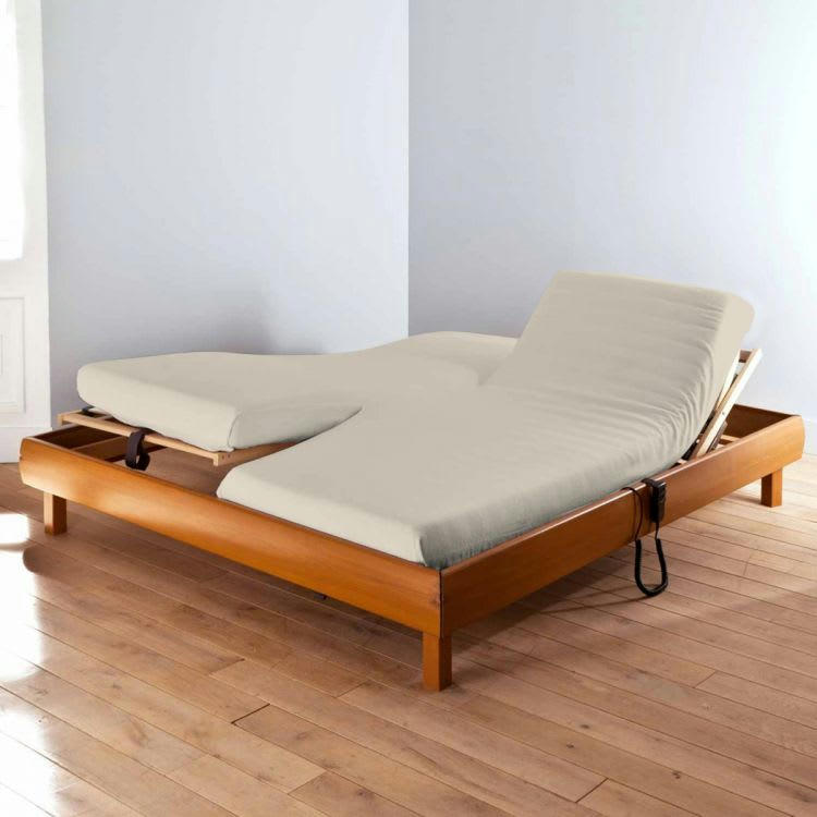 PERCALE MONTELEONE - Drap housse en Coton Beige 2x70x190 cm