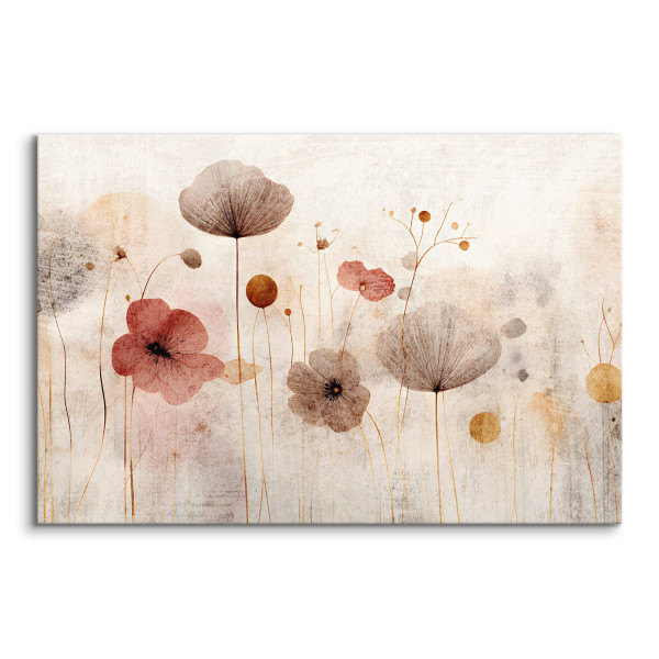 Obraz Polne Kwiaty W Stylu Vintage 30x20cm