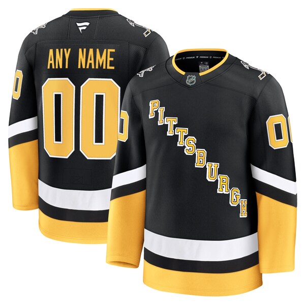 Pittsburgh Penguins  Alternate Premium Custom Jersey - Black