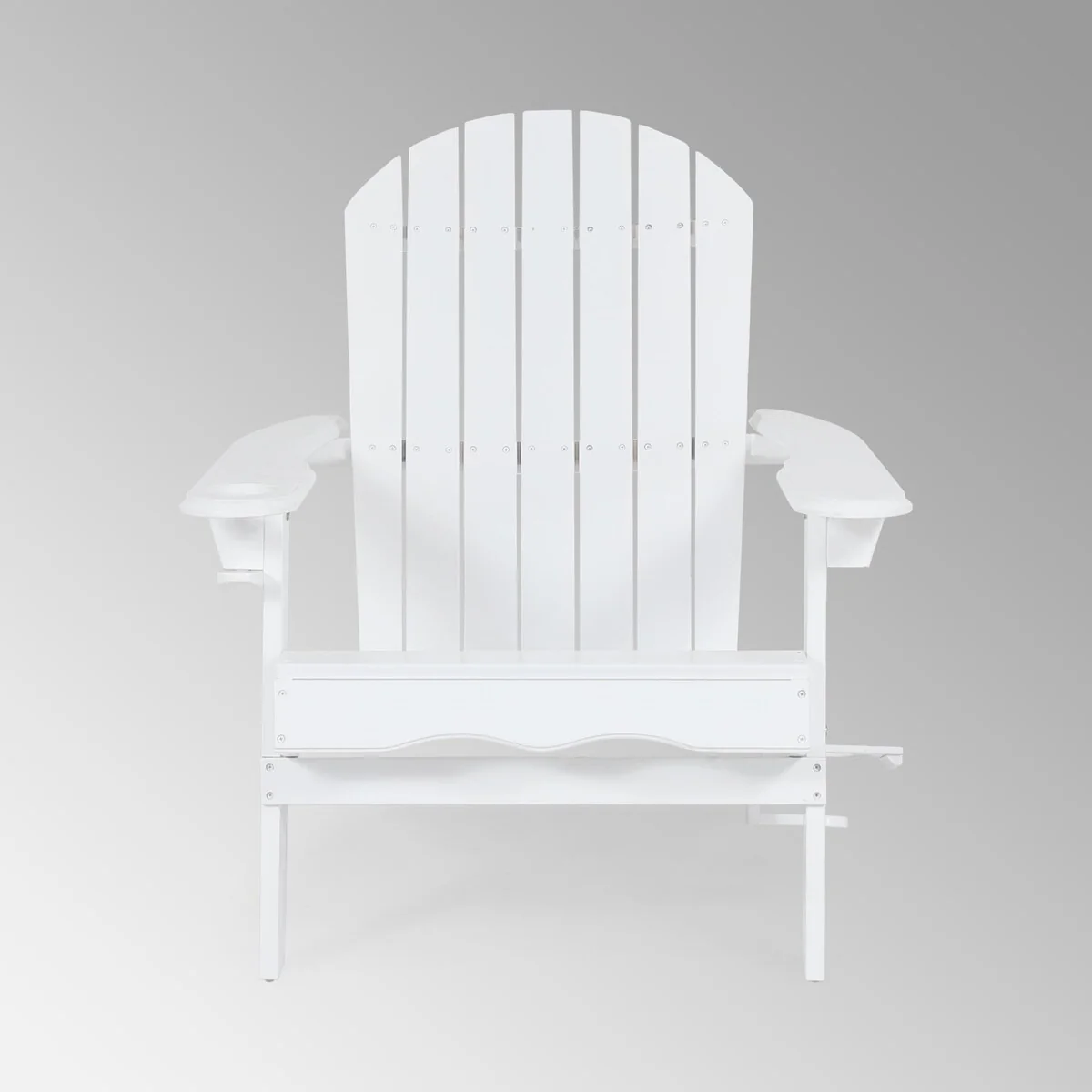 Classic Solid Wood Adirondack Leisure Seat,Can Put Cup Holder Can Put Umbrella