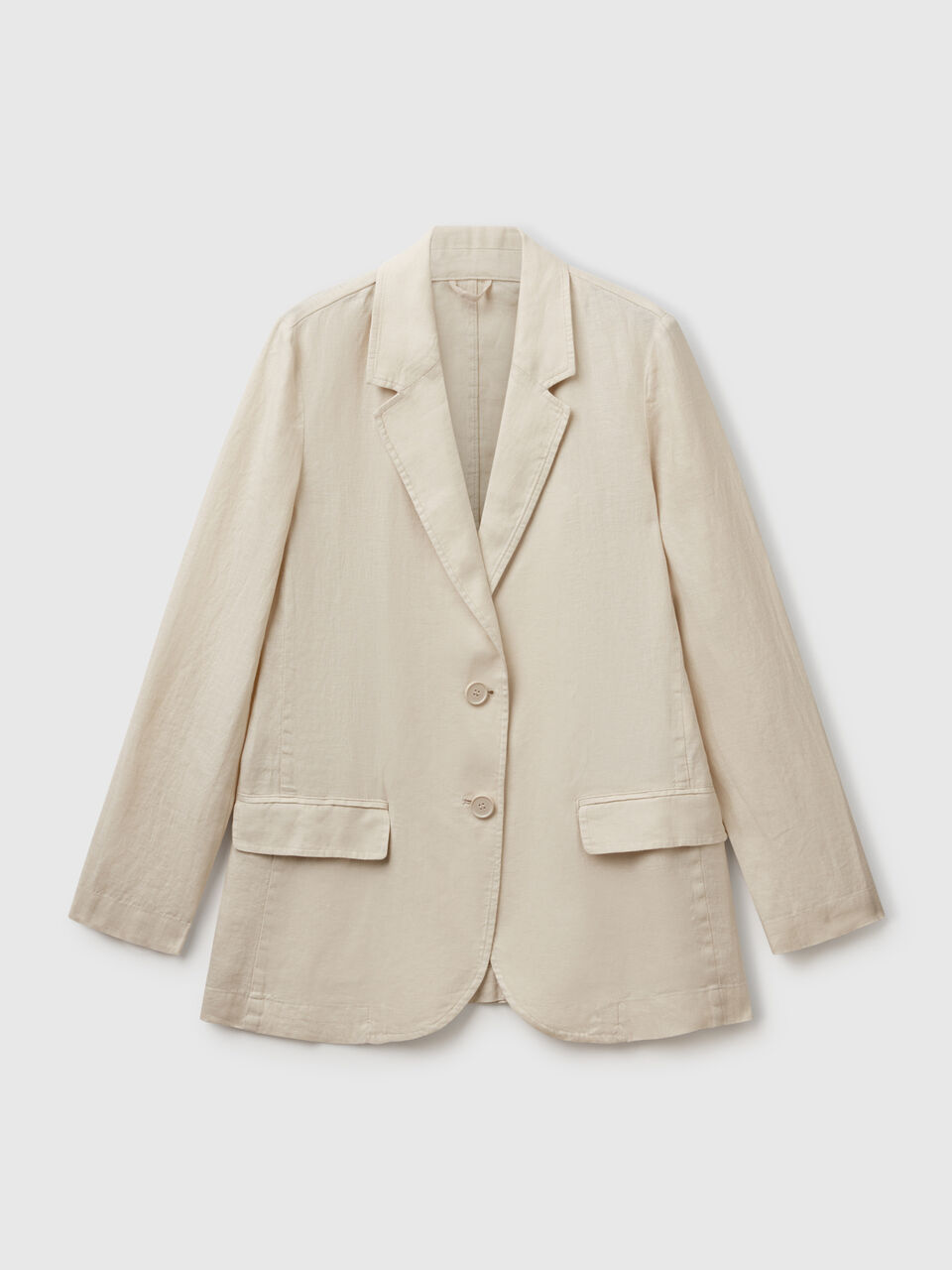 Blazer in pure linen