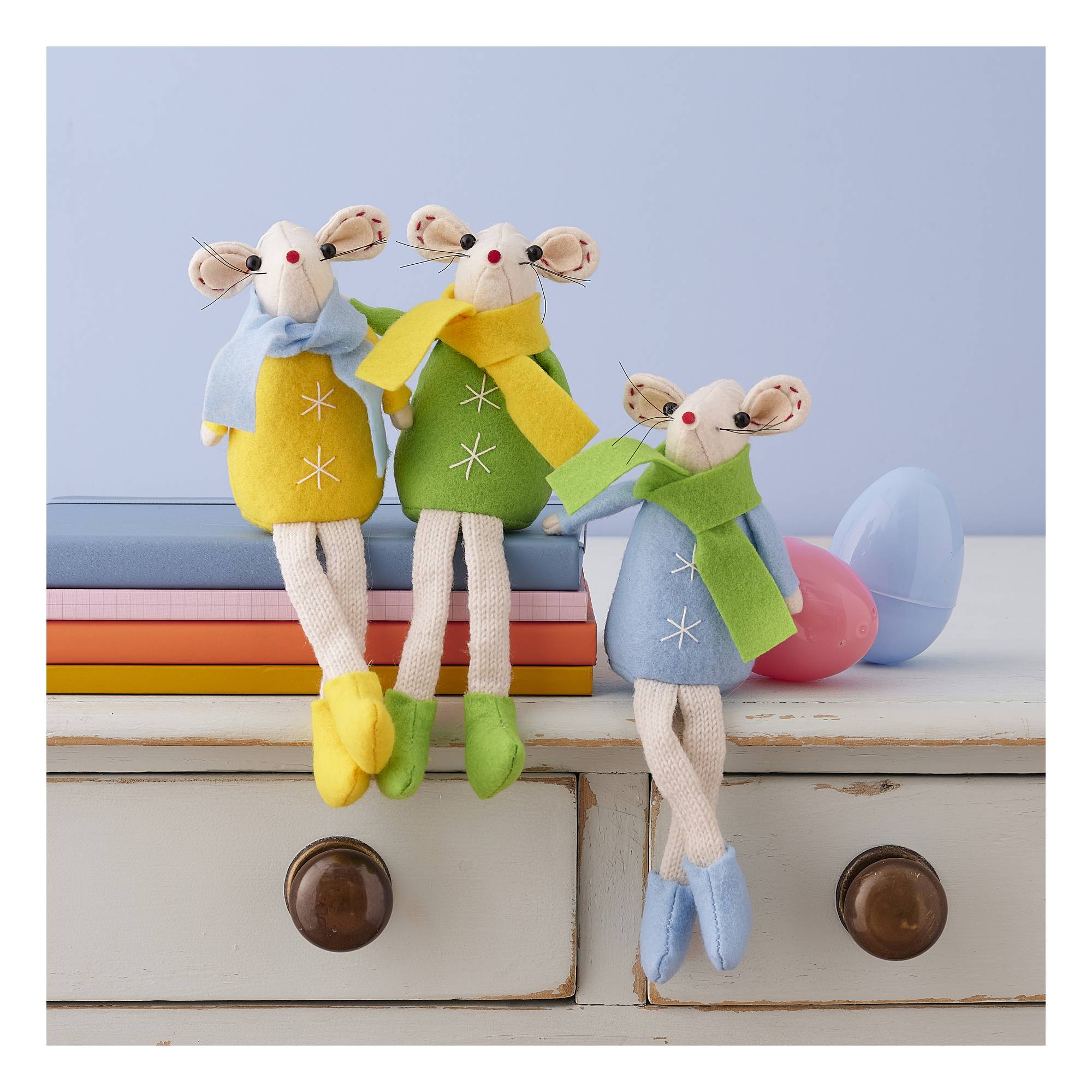 Make Your Own Felt Mouse 3 Pack