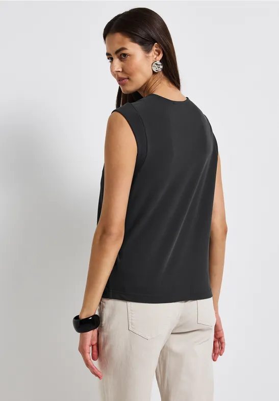 Silk-Look Strukturshirt