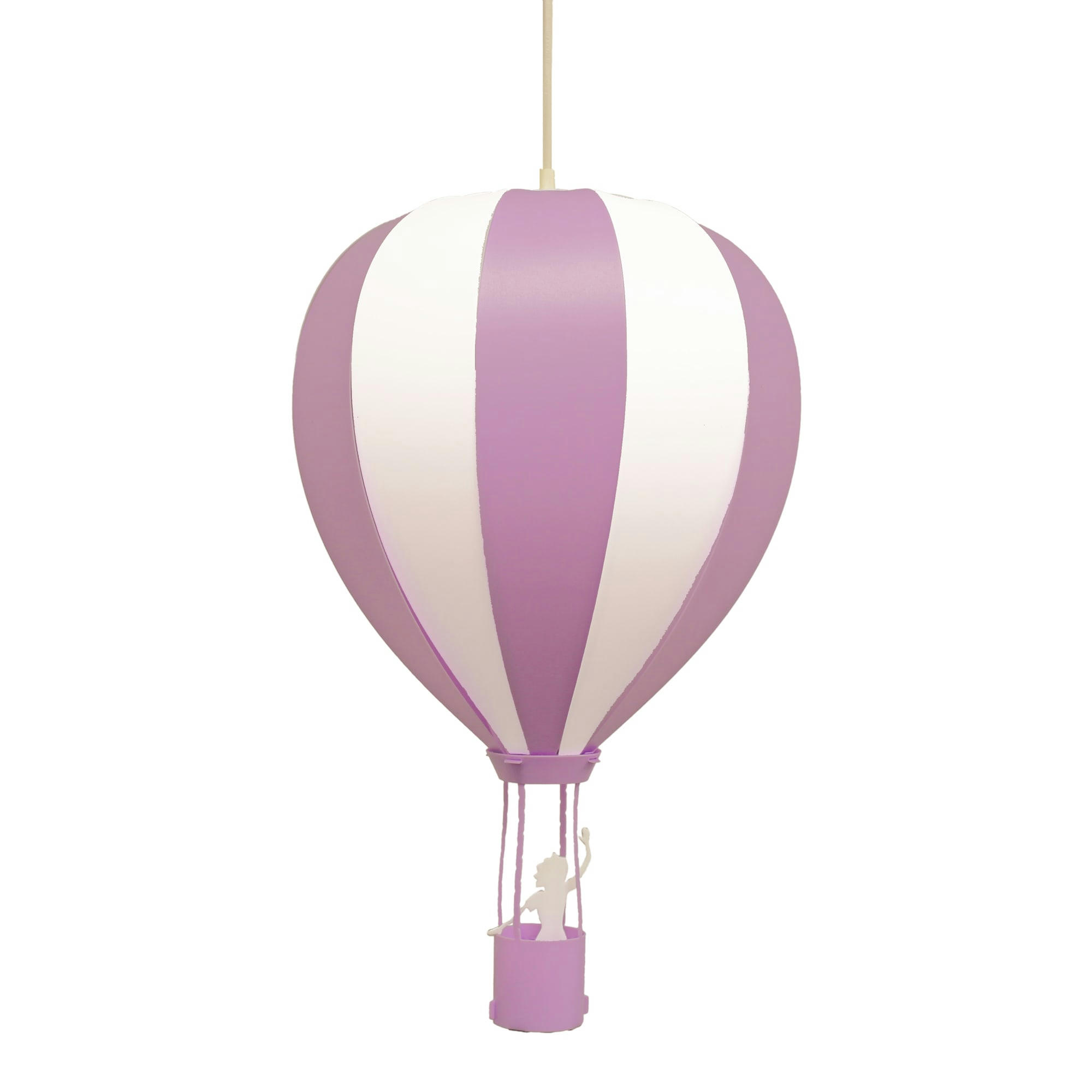 - Suspension enfants Montgolfière Violette 46cm