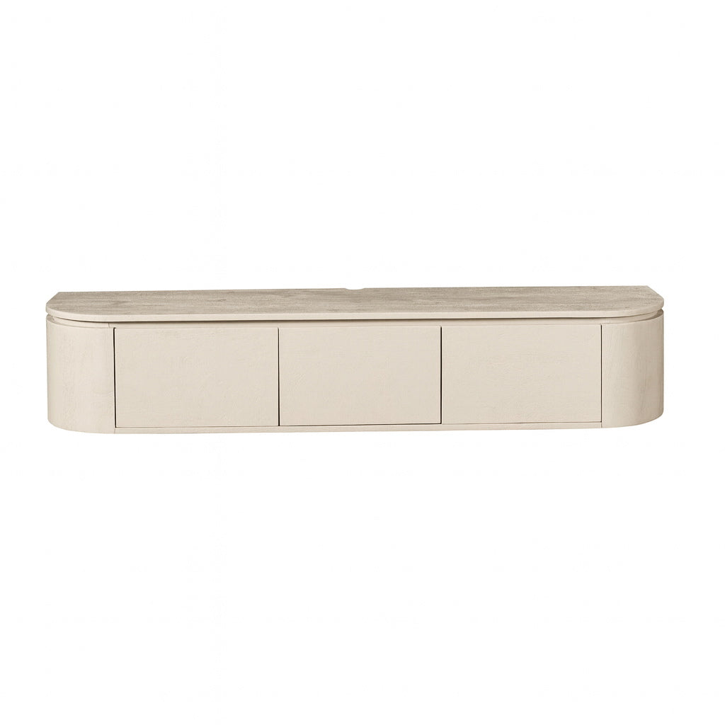 Starfurn Tv-meubel Excellent - Zandkleur Hout - 160x35x30cm