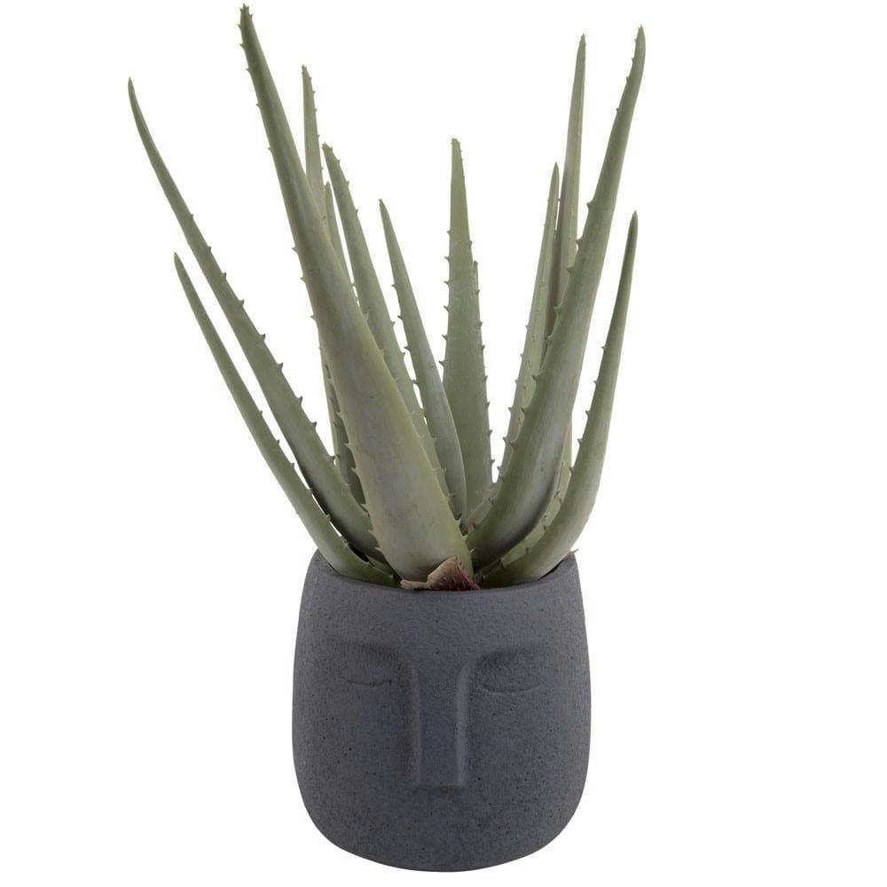 FACE - Pot à plantes blanc faces D12,5cm