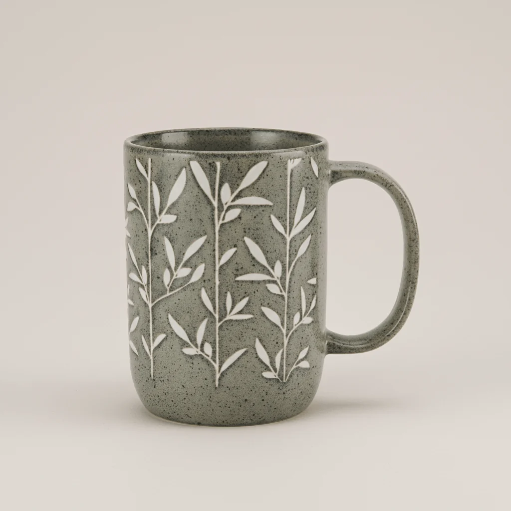 Sentiment Mugs Botanical Leaf Mug